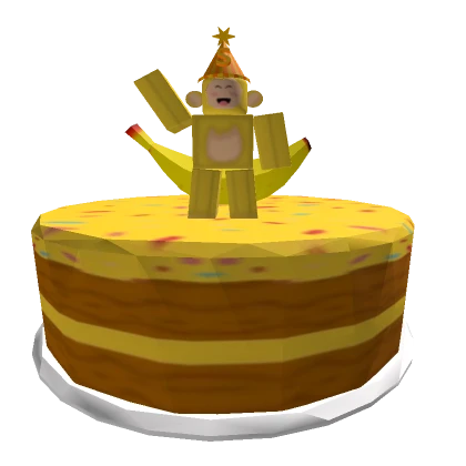 Shady Monkey's Birthday Cake!!!  💛 🐵 🎂 🥳