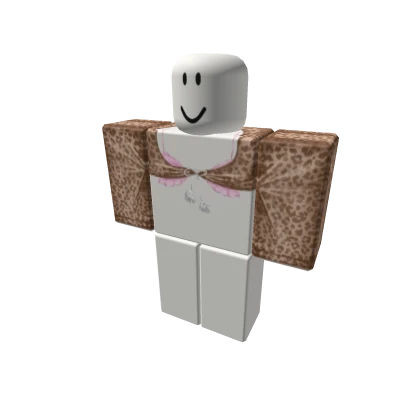 gyaru leopard top brown & pink 