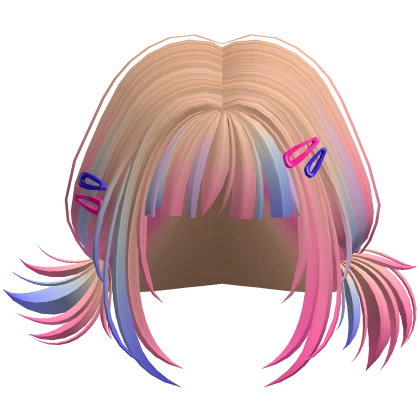 Enid Wednesday Blonde Pigtails Candy Hair