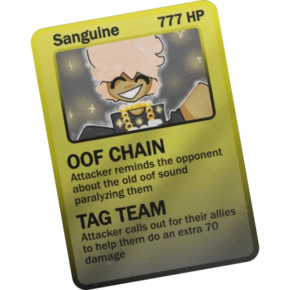 Sanguine's Trading Card