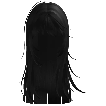 (FREE limited ♡) black windy anime hair