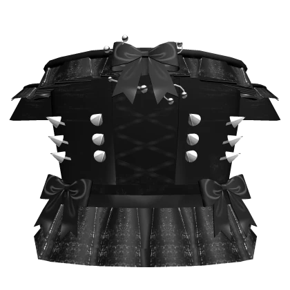 🖤 goth angel spiked dress black