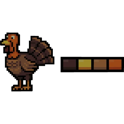 🦃 Thanksgiving Turkey 8-Bit Health Bar