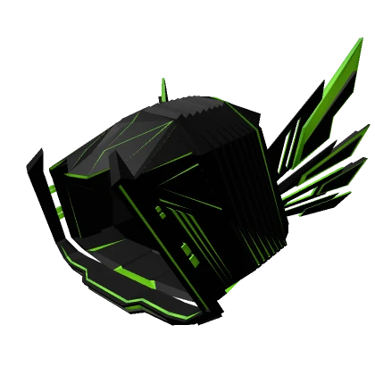 Cyber Armored Hood (Neon Green)