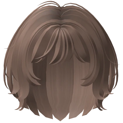 Cute fluffy Short Anime Girl Bob (Milk Brown)