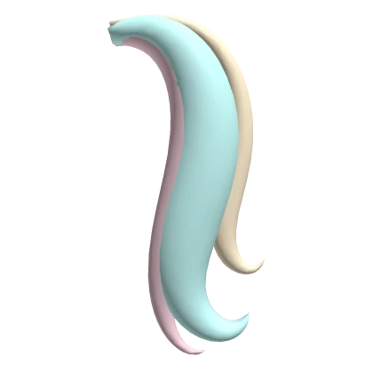 kawaii pastel rainbow unicorn tail