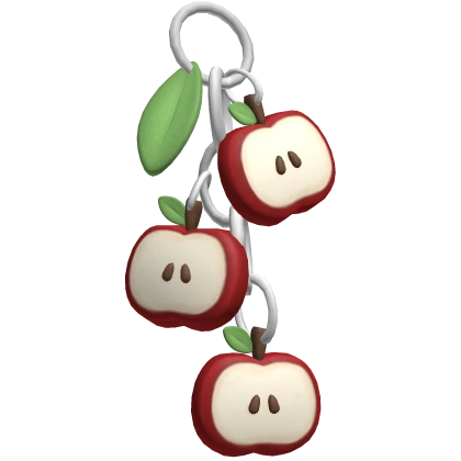 ♡ apple keychain