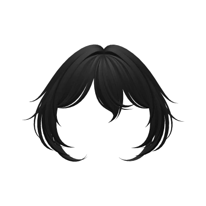 Cute Anime Bangs in Black