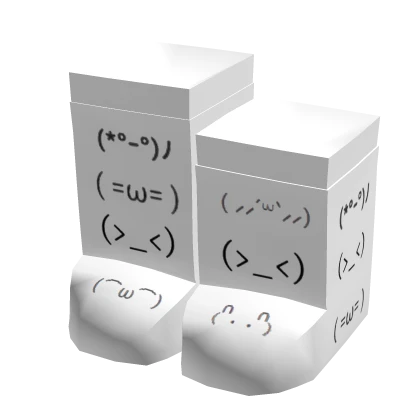 ♡꒰ cutecore kaomoji socks ꒱♡