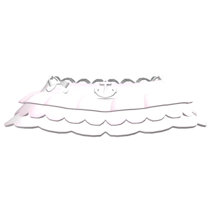 3.0 Cute Sailor Ruffled Skirt in Pink