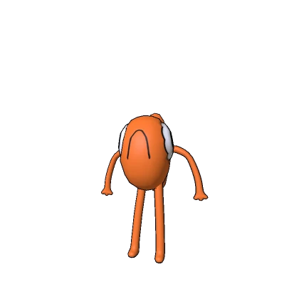 Cartoony Orange Fish