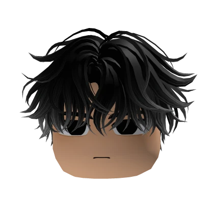 Black Messy Hair