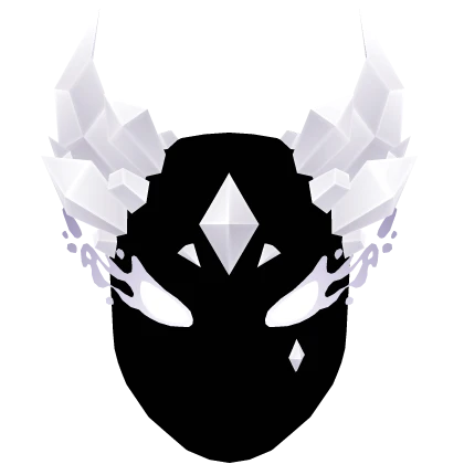 Glowing Mask Of Fire White