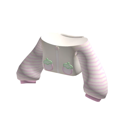 kawaii cream bear strawberry sweater