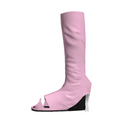 BLACKPINK Jennie Pink Venom Boots