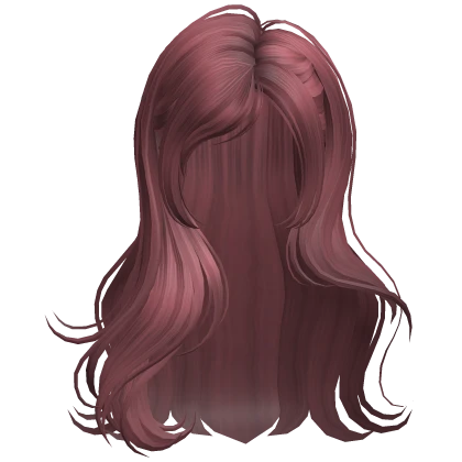 Dark Pink Elegant Wave Hair
