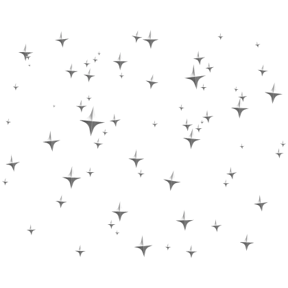 Y2K Sparkle Stars Aura Silver