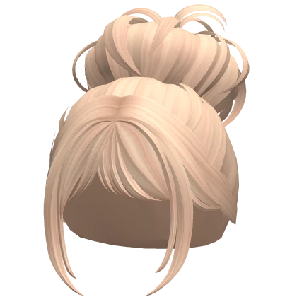 Preppy Anime Bun Hair (Blonde)