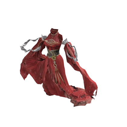 ʚ♡ɞ Mystical Flowing Goddess Red Gown