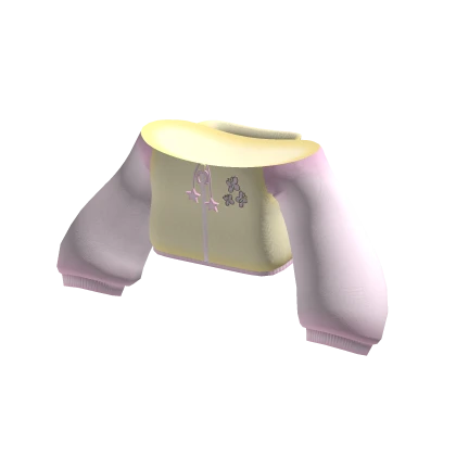 ꒰♡꒱ cute off-shoulder mlp sweater fluttershy