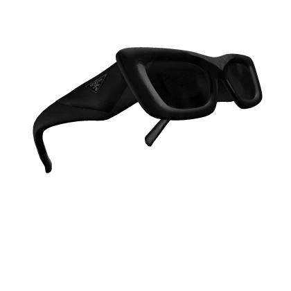 Black Raised Designer Sunglasses