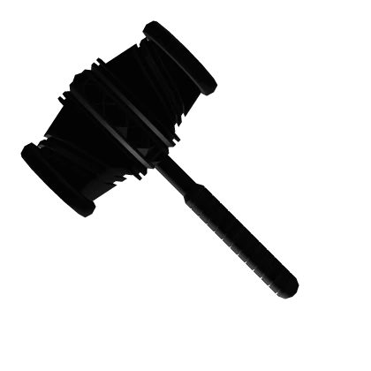 XL Holdable Black Darkheart Banhammer - R15 only