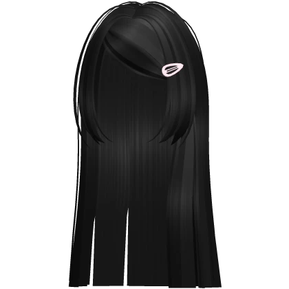 🤍 long protagonist swept scene hair black