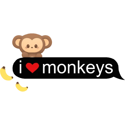 monkey text