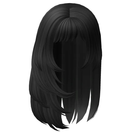 Shoujo Multi-Layered Long Hair in Black