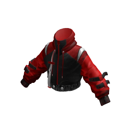 Stylish Samurai Jacket Red & Black