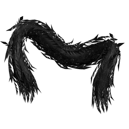 Vintage Feathered Boa in White Spots