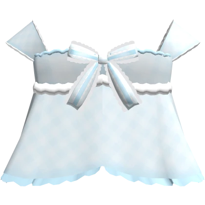 🤍 dollette plaid lace blue dress