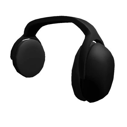 Modern Black Headphones