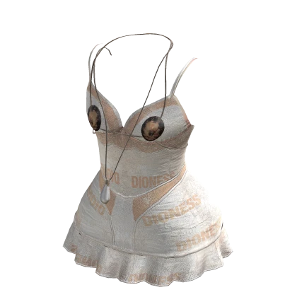 Lace Seashell Dion Dress (Light Tone)