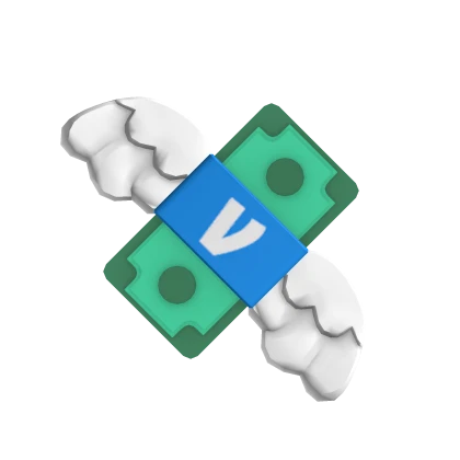 Venmo Winged Money Stack