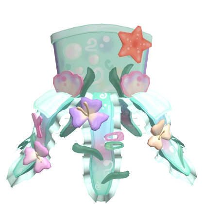 harajuku gyaru jellyfish summer coral ocean dress