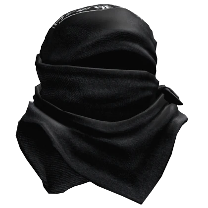 chrome hearts tied longsleeve facewrap