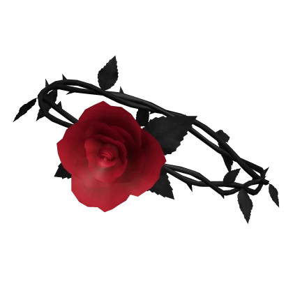 Gothic Red-Black Rose Eyepatch