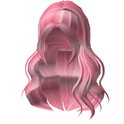 Wavy Princess Ponytail in Pink