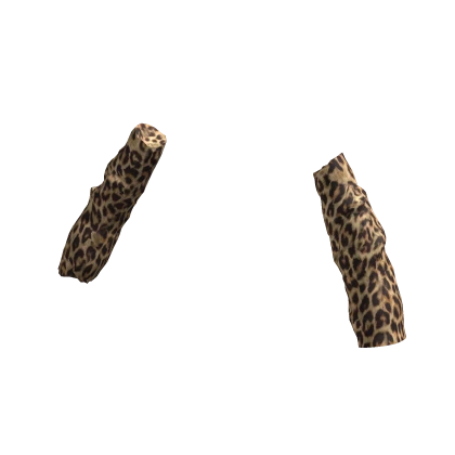 Y2K Gyaru Leopard Print Arm Warmers
