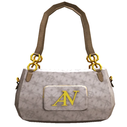 White Luxury Monogram Purse 3.0