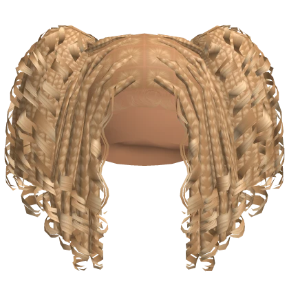 ☆ | Blonde Boho Braid Pigtails