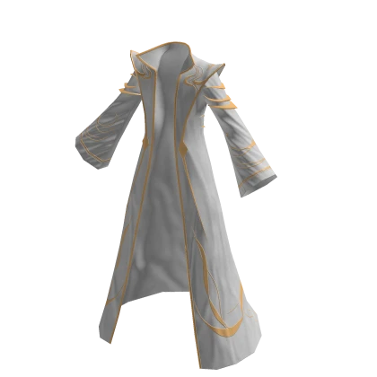 White Mystical wizard robes layered