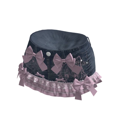 Cute Skirt w Bows Pink