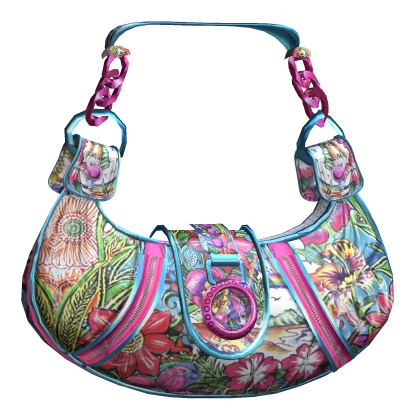 Harajuku Pink Tropical 2000s Luxury Designer Purse