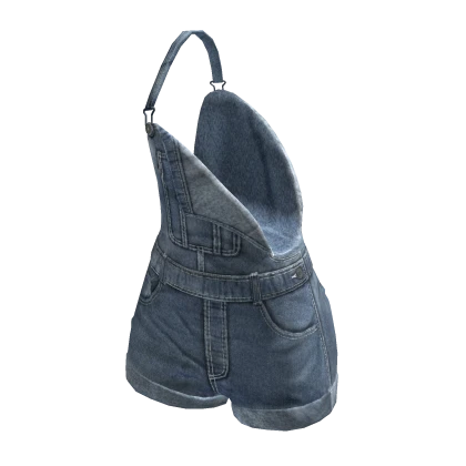 overall shorts off shoulder 