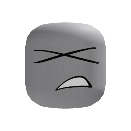 Struggling  Angry XD Face (Recolorable)