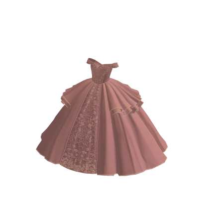 Pink Puffy victorian ball gown