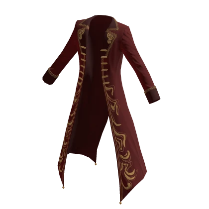 Red royal vampire coat 