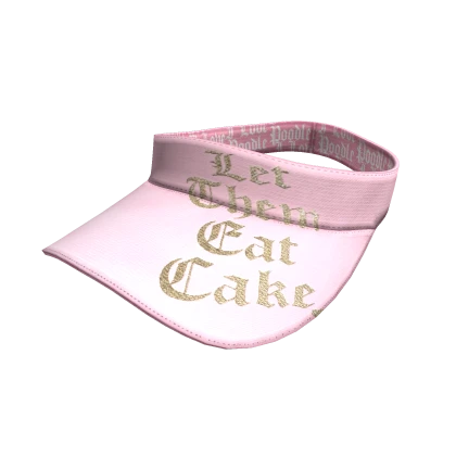 Vintage Couture Visor | Light Pink